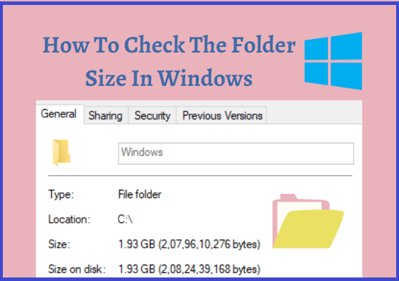 How To Check The Folder Size In Windows