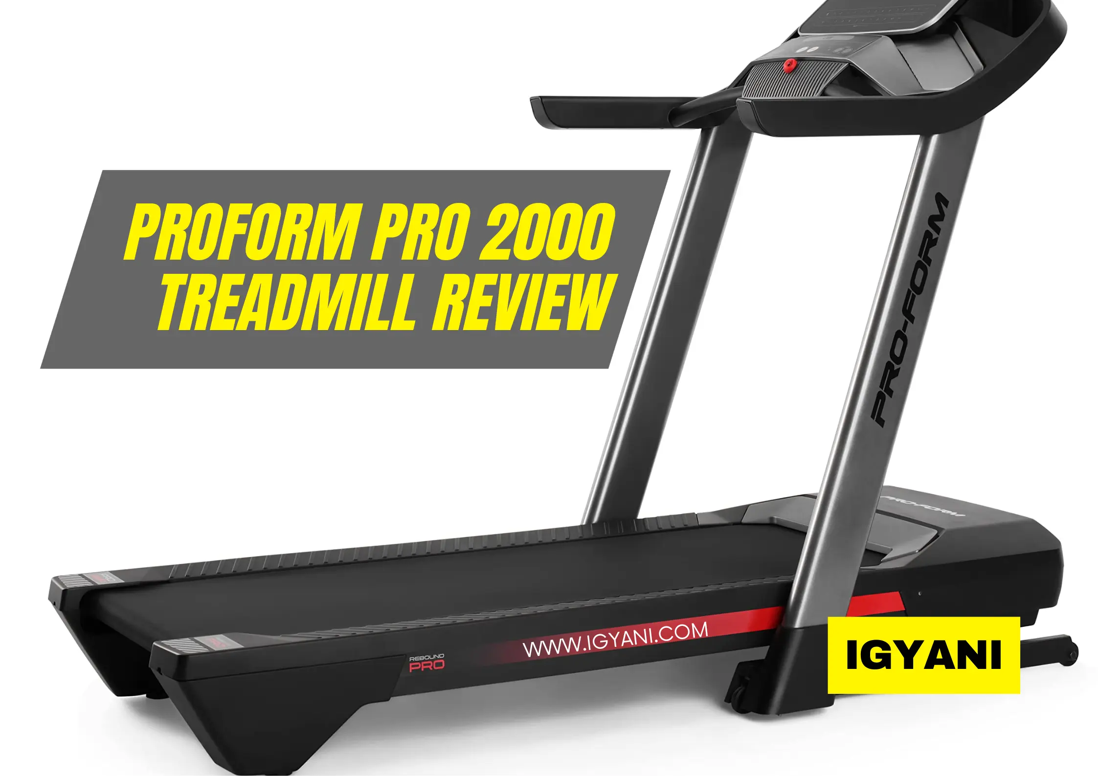 ProForm Pro 2000 Treadmill's 10inch touchscreen displaying an iFit workout.